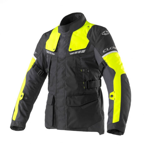 CHAQUETA CLOVER SCOUT 3 LADY BLACK-YELLOW