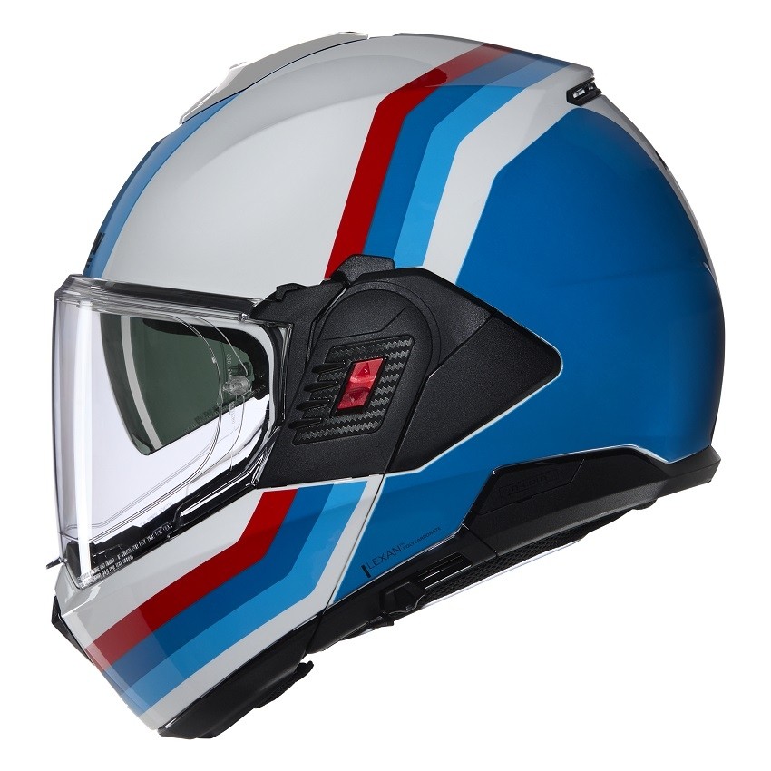 CASCO NOLAN N120-1 LINEO BL/AZUL/ROJ 347