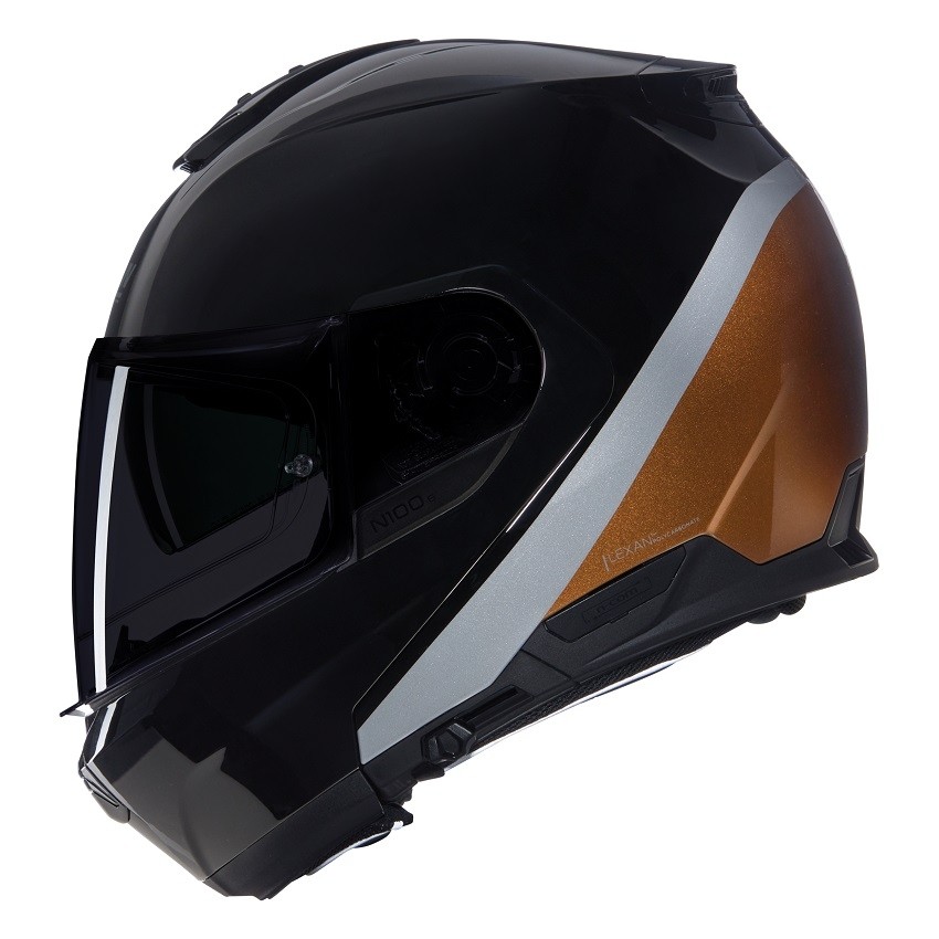 CASCO NOLAN N100-6 VS NEGRO/OCRE 343