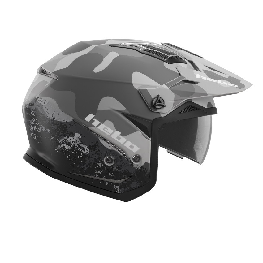 CASCO HEBO ZONE 5 CAMU NEGRO