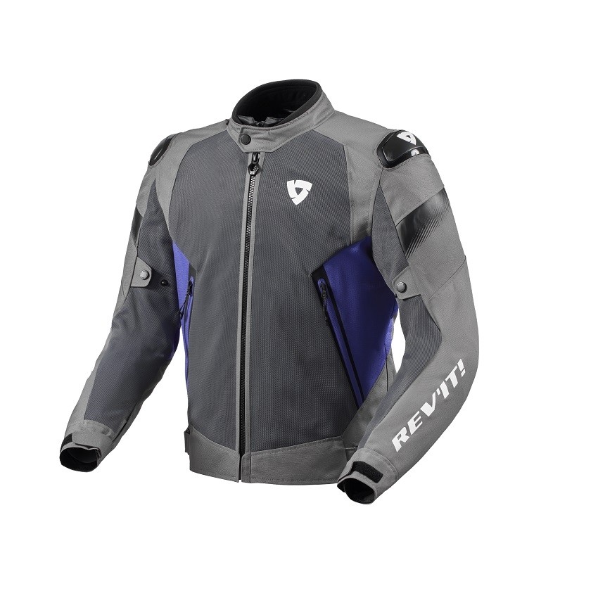 CHAQUETA REV'IT CONTROL AIR H20 GREY-BLU