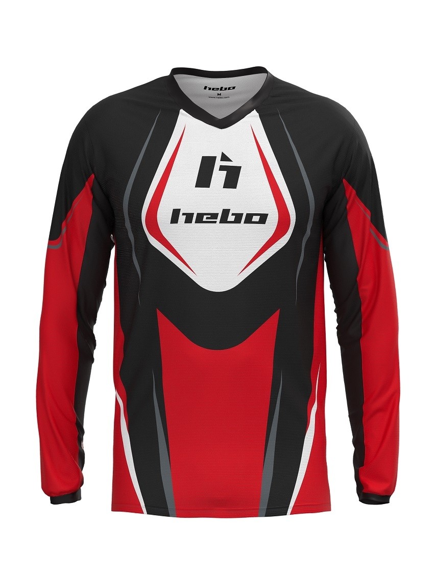 CAMISETA HEBO TRIAL PRO CLASSIC ROJO 