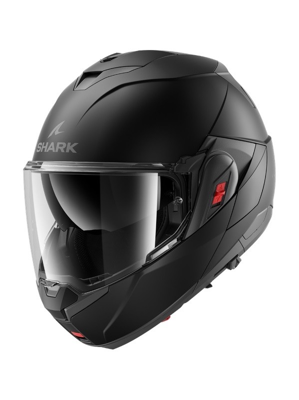 CASCO SHARK OXO BLANK BLACK MATT KMA 