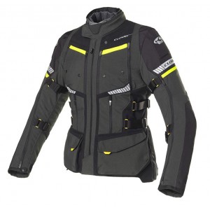 CHAQUETA CLOVER GTS-4 WP AIRBAG ANTHRACITE/YELLOW