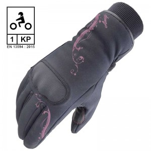 GUANTE ONBOARD LADY SOFTSHELL AMY NEGRO/ROSA