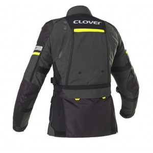 CHAQUETA CLOVER GTS-4 WP AIRBAG ANTHRACITE/YELLOW