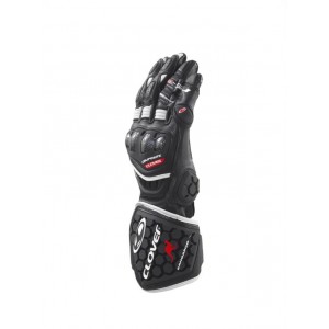 GUANTE CLOVER RS-9 NEGRO/BLANCO