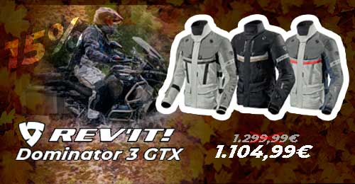 Promoción Rev'it! Dominator 3 GTX en motosprint.com